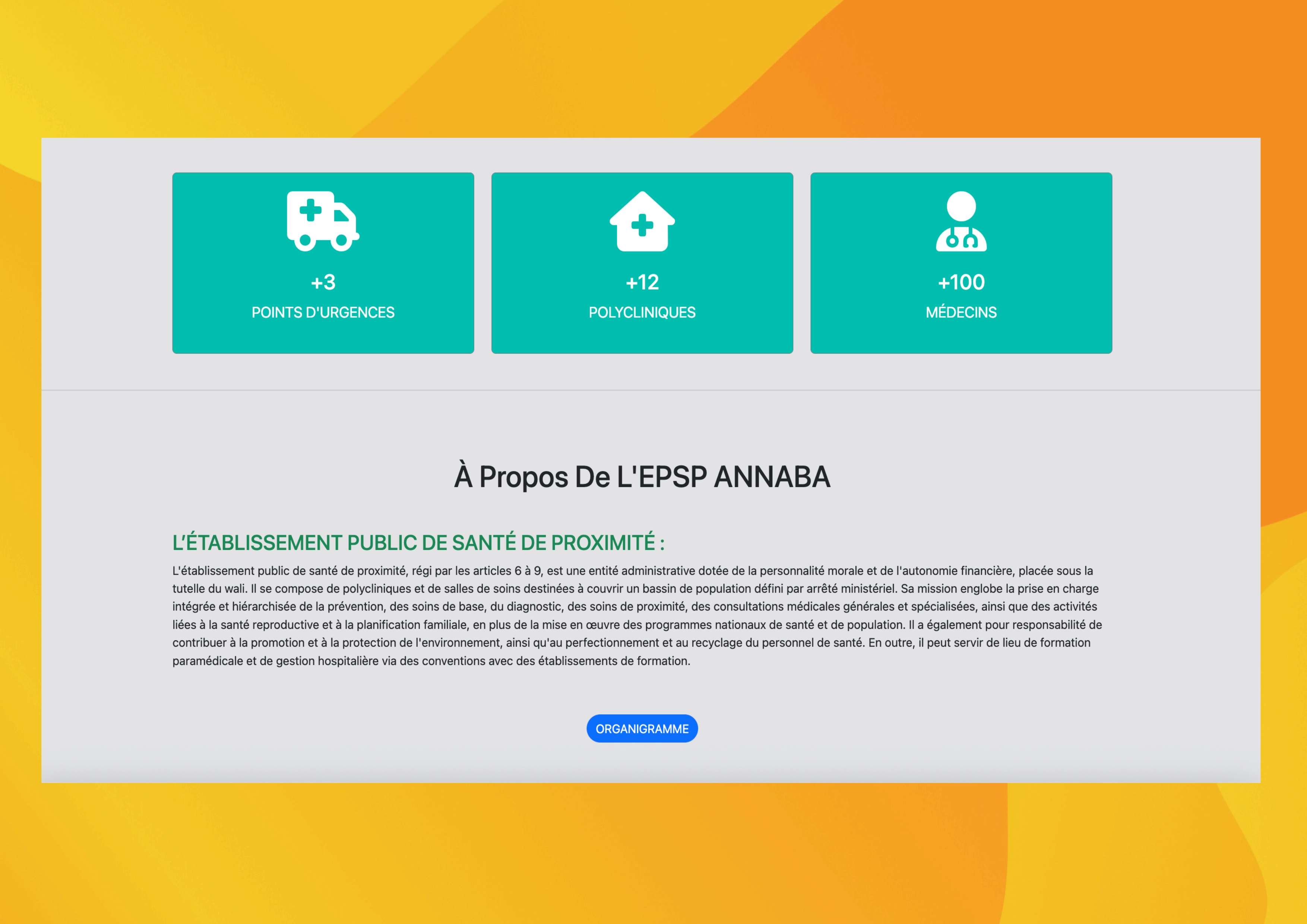 The Clinic Website - Services Page